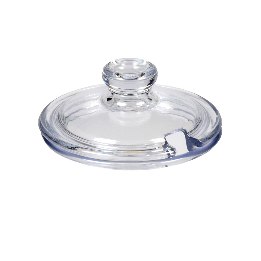 175-528T13 Clear Plastic Condiment Jar Cover