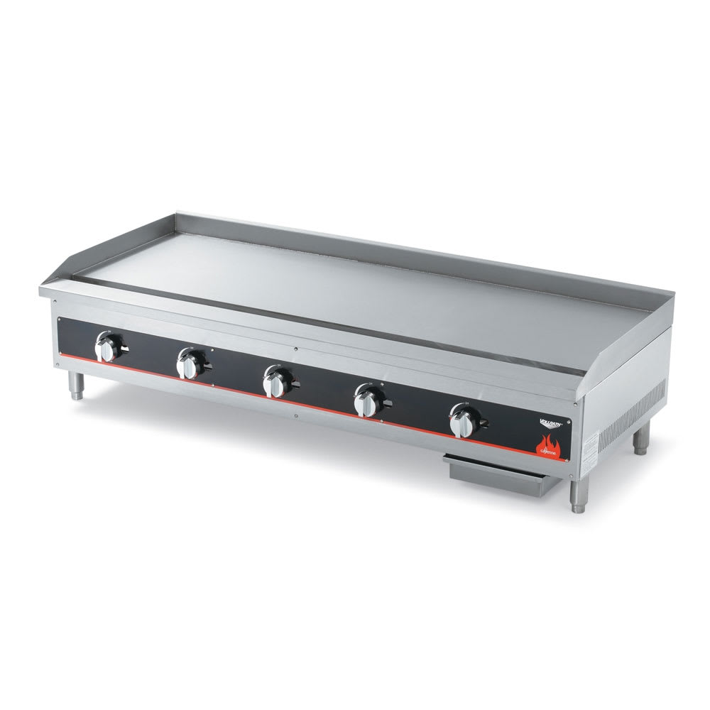 175-40840 60" Gas Griddle w/ Manual Controls - 3/4" Steel Plate, Convertible