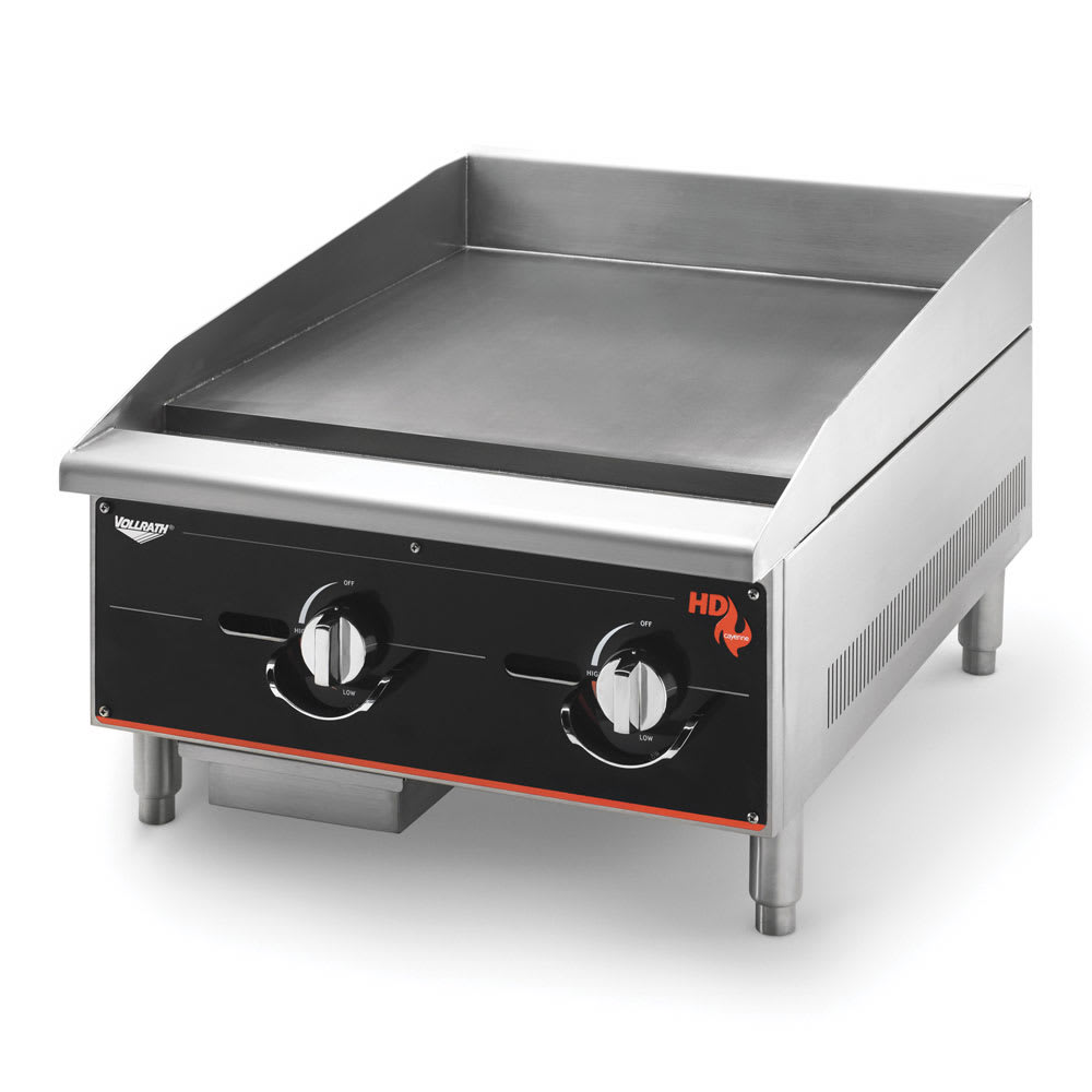 175-924GGMLP 24" Gas Griddle w/ Manual Controls - 1" Steel Plate, Liquid Propane