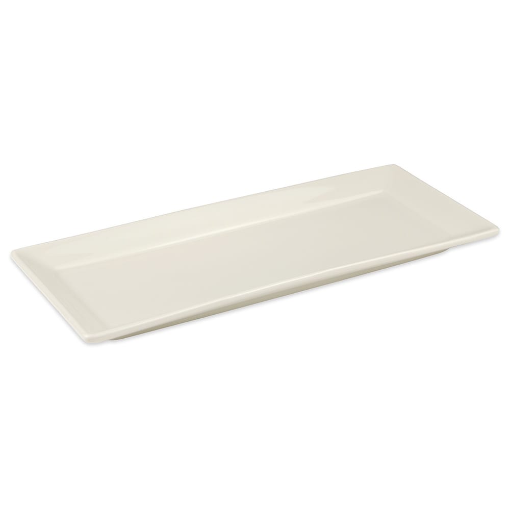 179-07800 11 3/4" x 5" Rectangular Times Square Tray - China, Ivory