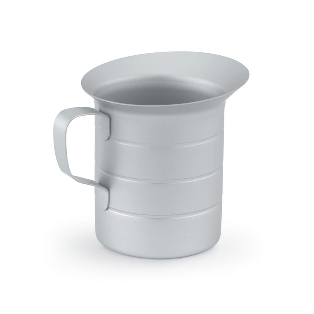 175-68296 1 qt Measure with Lip - Aluminum