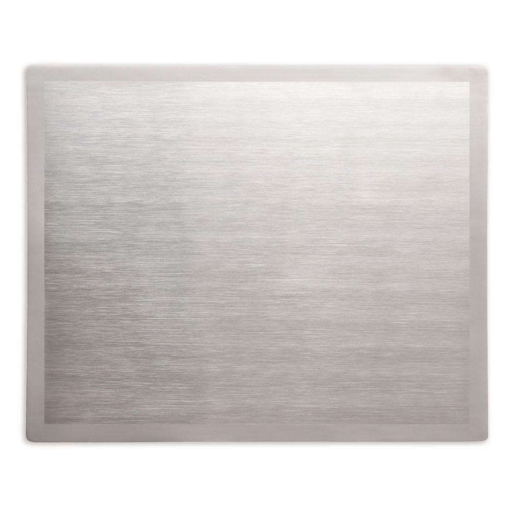 175-8250016 Miramar® Blank Template - Double-Well, 21 1/8" x 25 3/4", Stainless