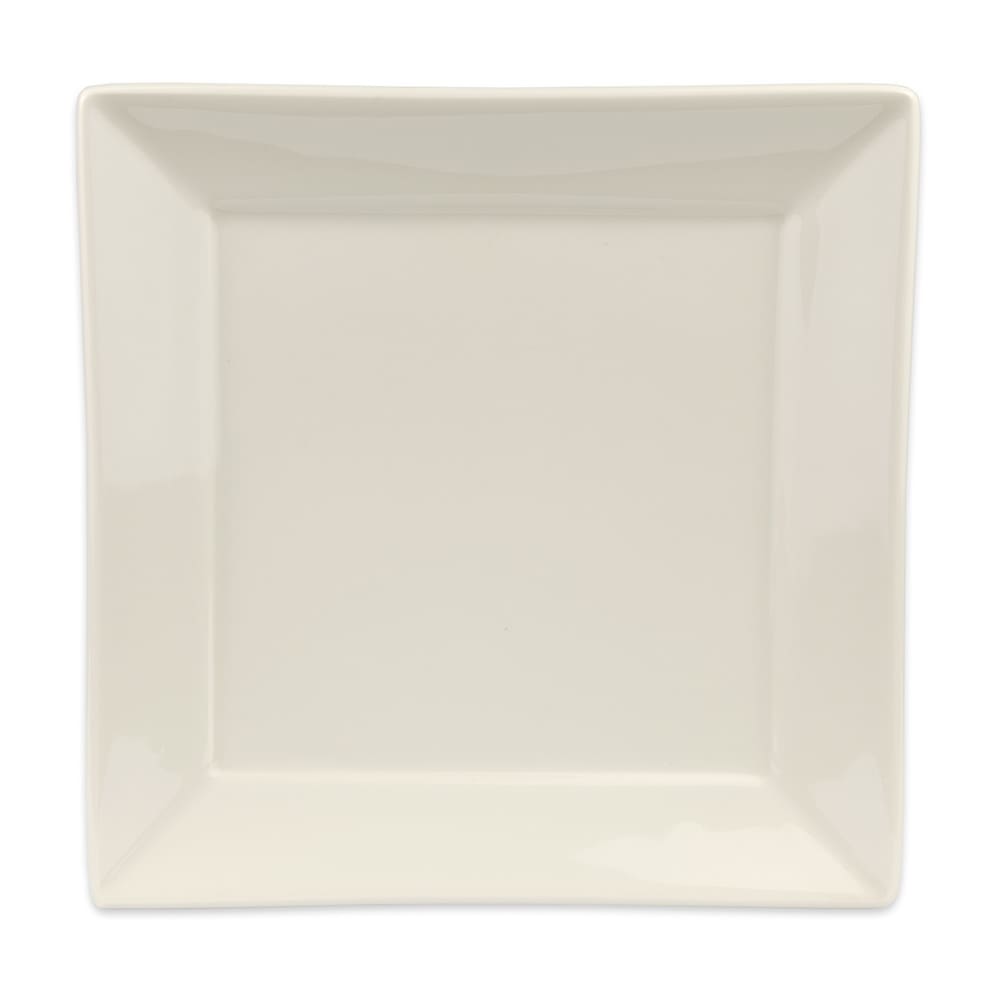 179-08700 10" Square Times Square Plate - China, Ivory