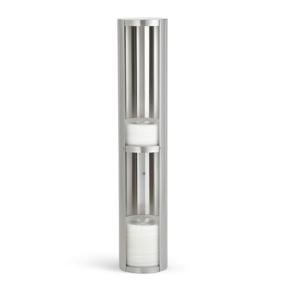 175-LD32 2 Tier Lid Dispenser for 4 7/8" Lids, Stainless