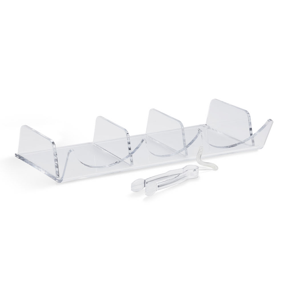175-EBCTB Tongs, Tissue and Bag Organizer - Clear Acrylic