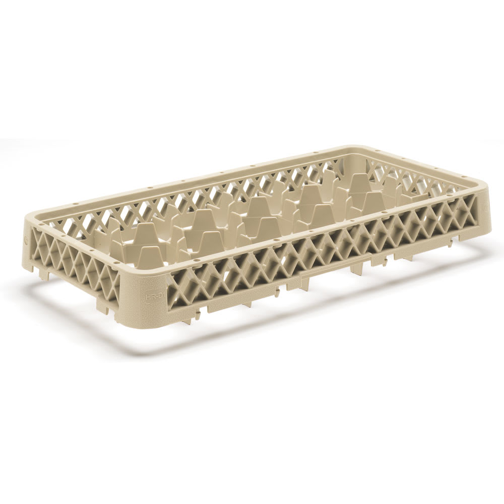 175-HRD1 Half Size Glass Rack Extender w/ (17) Compartments - Dropped, Beige