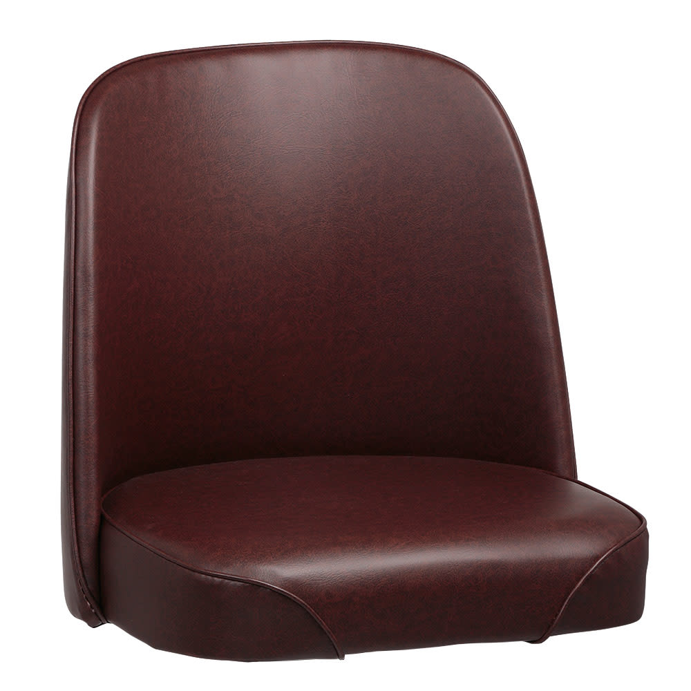 203-ROY7714SBRN Replacement Bucket Bar Stool Seat, Brown Vinyl