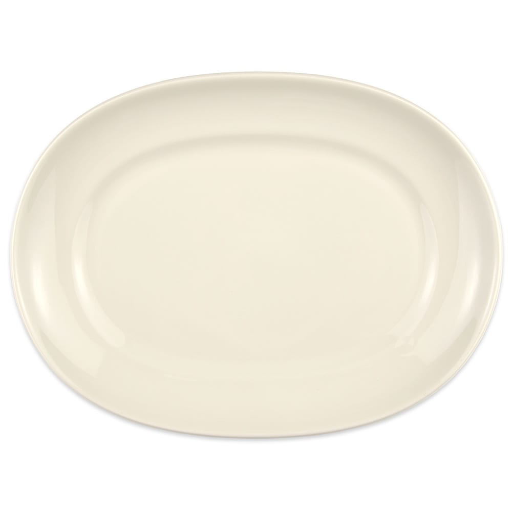 179-12242100 12" Oval RE-21 Platter - China, Ivory