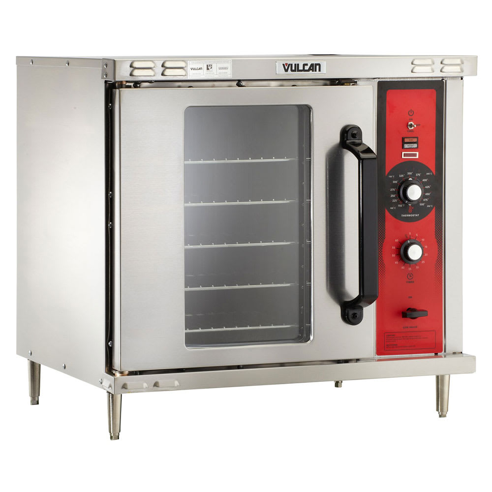 207-GCO2DLP Single Half Size Liquid Propane Gas Convection Oven - 25,000 BTU