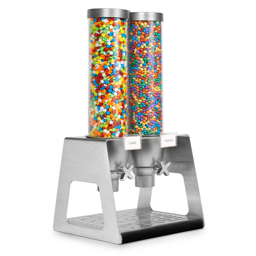 209-EZ535 Countertop Dry Food Dispenser, (2) 1 3/10 gal Hoppers
