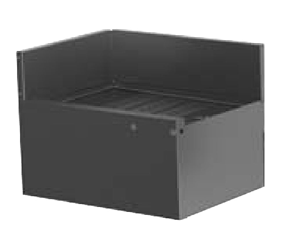 199-TS24LIC Under Bar Corner Drainboard - 6" Back Splash, 24" x 18 9/16"