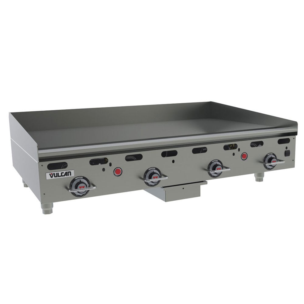 207-MSA4830LP 48" Gas Griddle w/ Thermostatic Controls - 1" Steel Plate, Liquid Propane