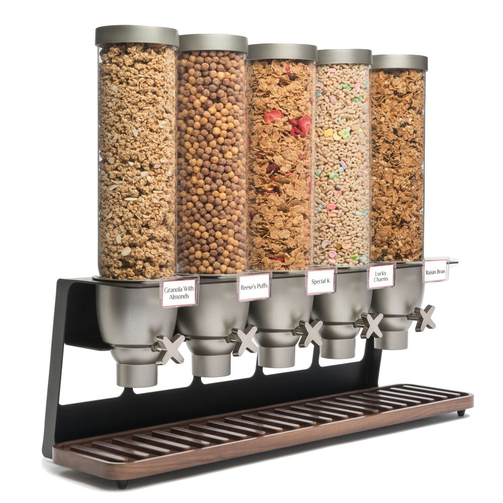 209-EZ522 Countertop Dry Food Dispenser, (5) 1 3/10 gal Hoppers