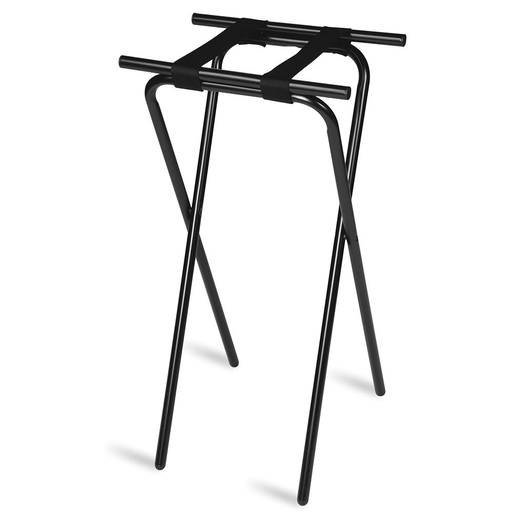 202-1036BL1 36" Extra Tall Tray Stand, Black Tubular Frame