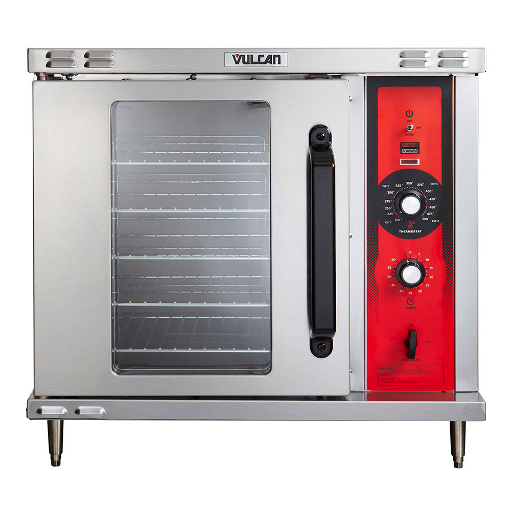 207-EC02D2083 Single Half Size Electric Convection Oven - 5.5 kW, 208v/3ph 