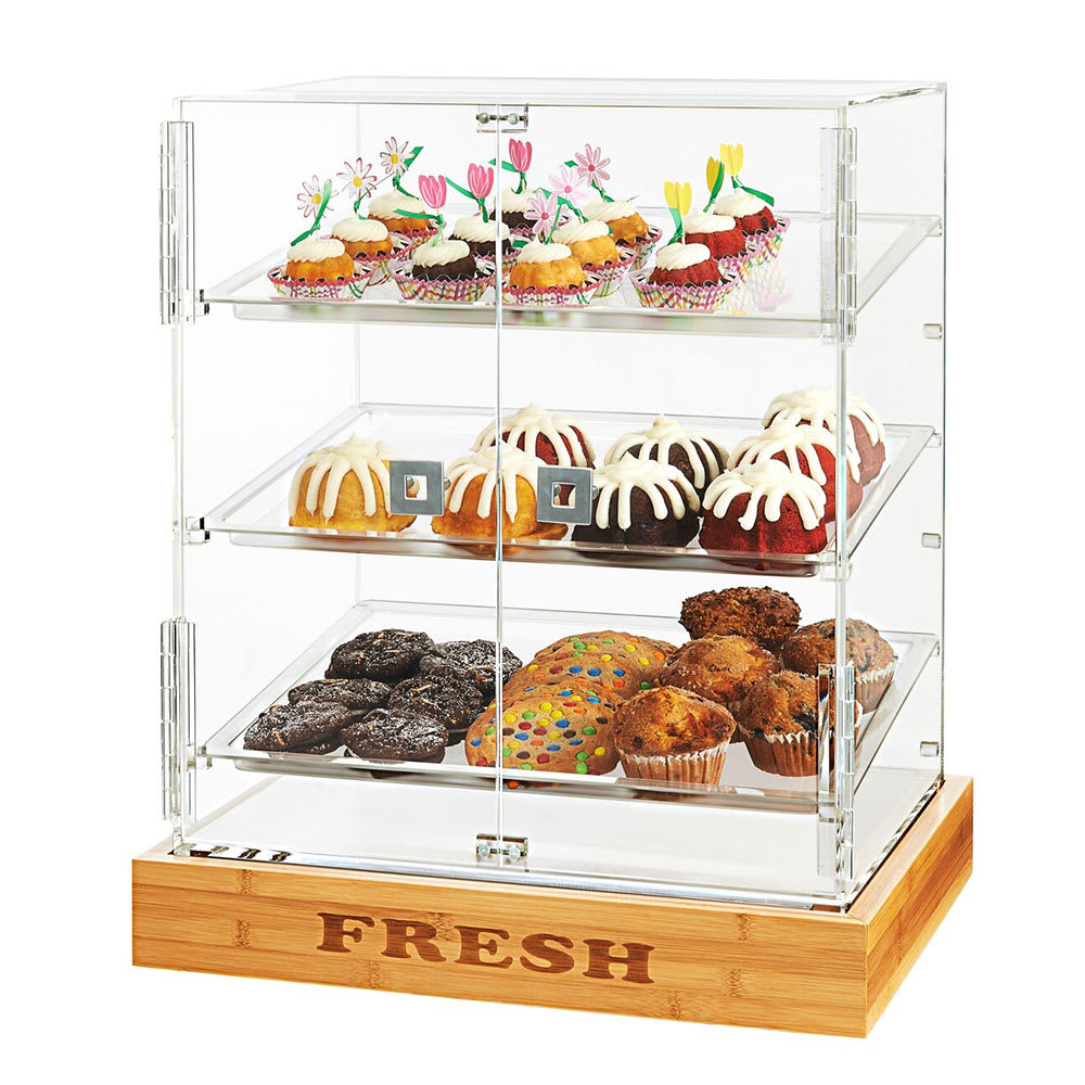 209-BD125 Bakery Cabinet w/ (2) Doors, 21 1/2" x 17" x 25 1/2", Clear Acrylic