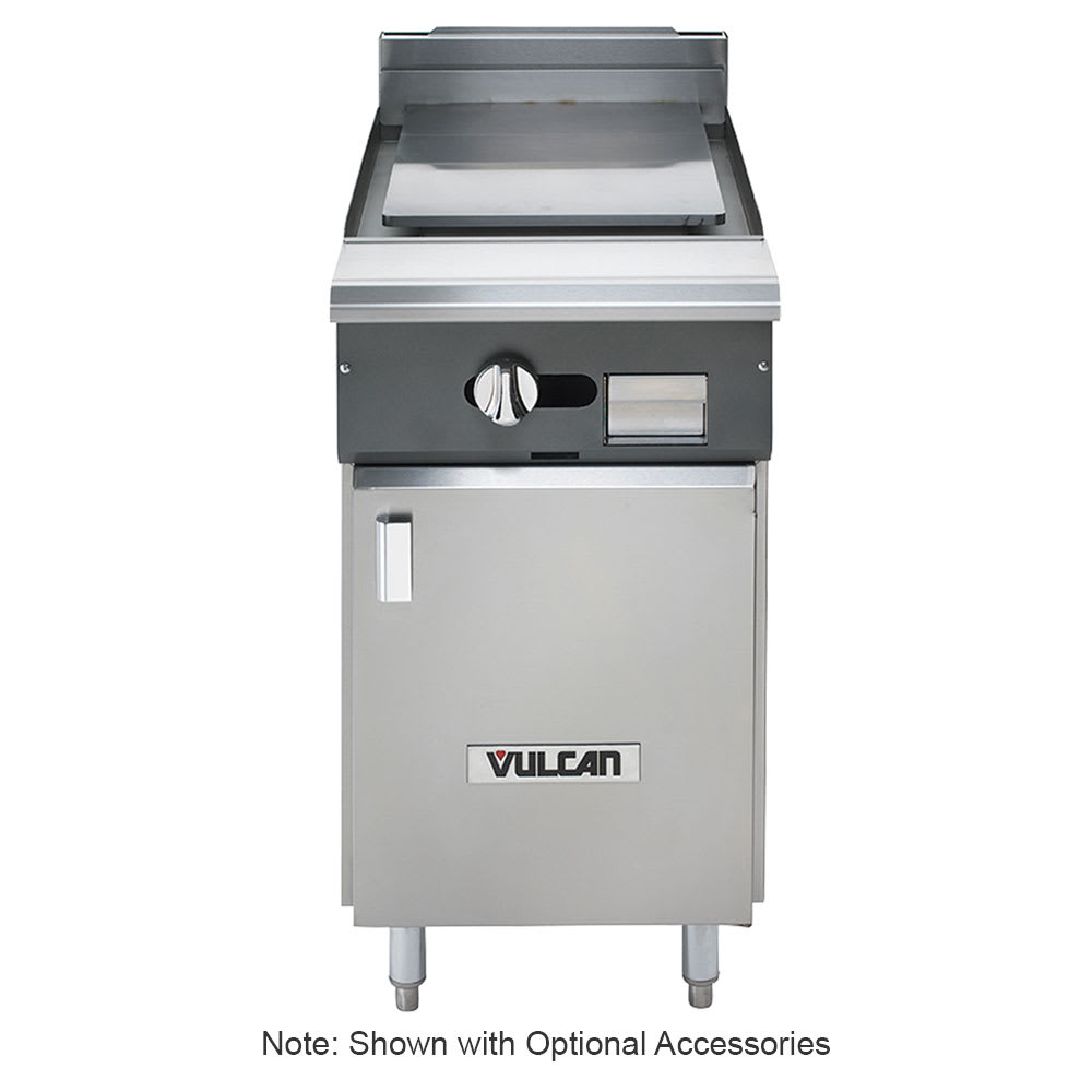 207-V2B18BNG 18" 2 Burner Gas Range w/ Storage Base, Natural Gas