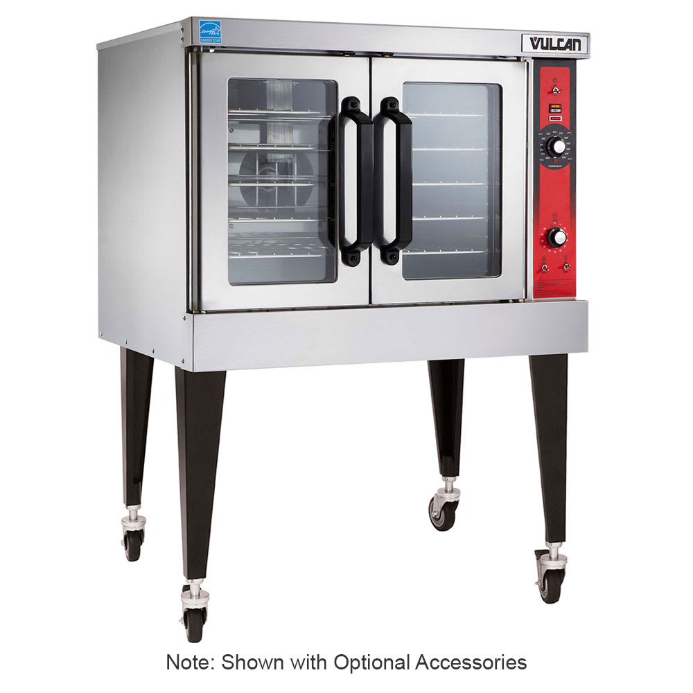 207-VC6GDLP Bakery Depth Single Full Size Liquid Propane Gas Convection Oven - 50,000 BTU