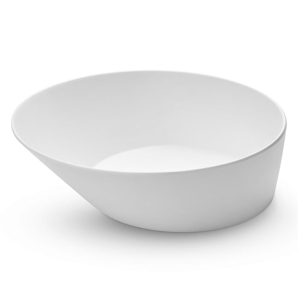 209-MEL016 120 oz Round Melamine Bowl, White