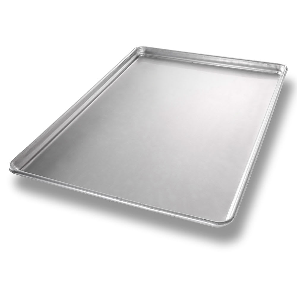 225-40908 1/1 Full Size Bun / Sheet Pan - 26" x 18" x 1", 20 gauge Aluminum, AMERI...