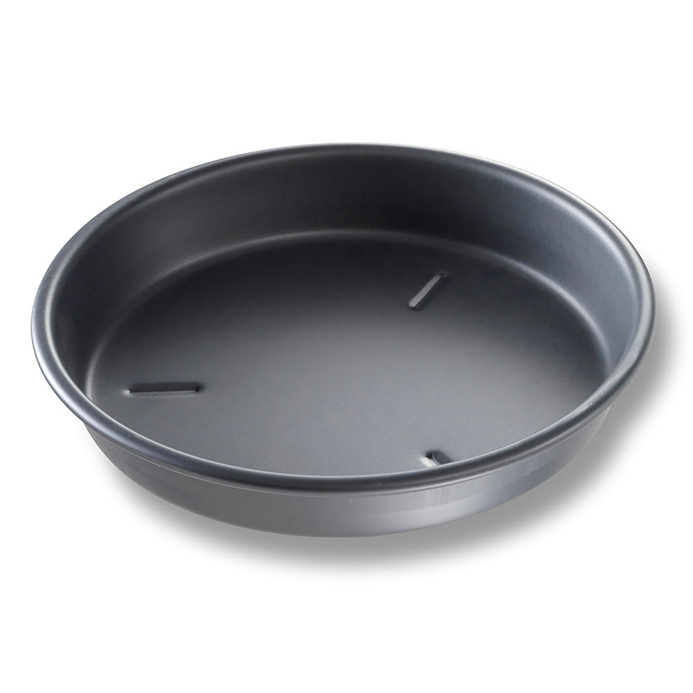 225-91125 12" Deep Dish Pizza Pan, BAKALON, 1 1/2" Deep, AMERICOAT Glazed 14 ga Anodize...