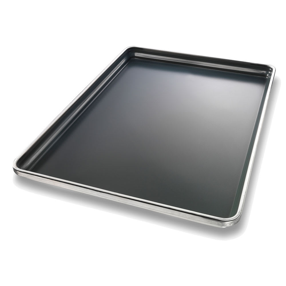 225-50801 1/1 Full Size Bun / Sheet Pan - 26" x 18" x 1", 18 gauge Aluminum, DuraS...