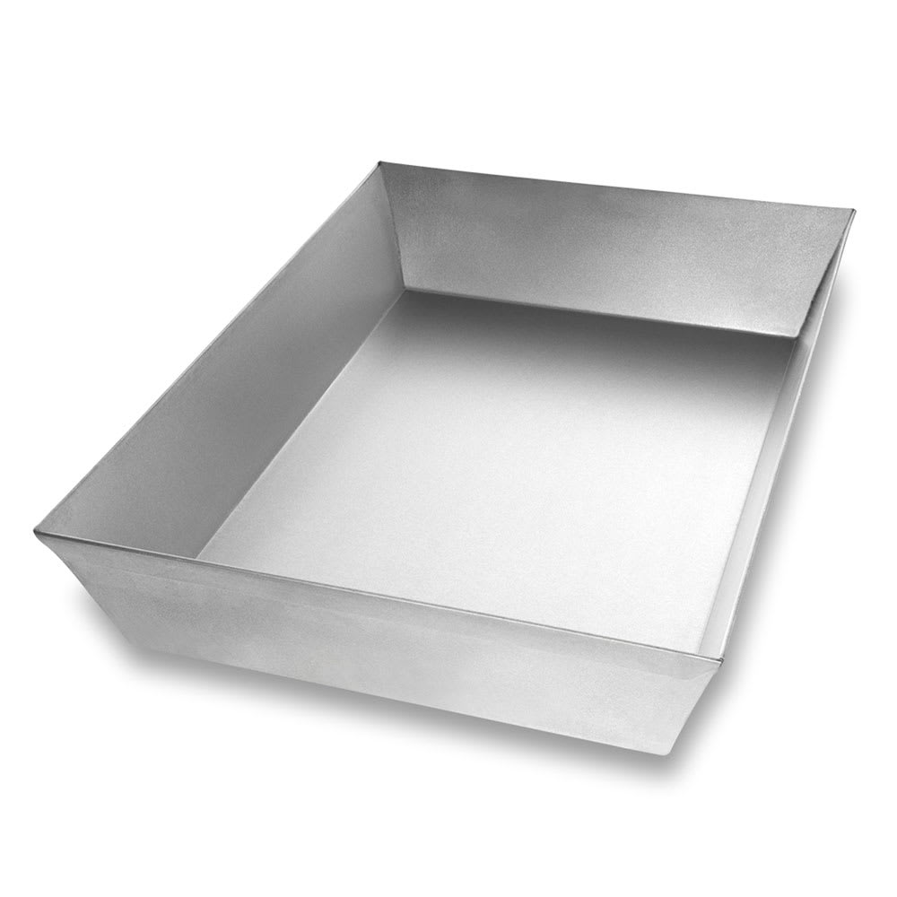 Chicago Metallic 91015 Rectangular Pizza Pan, 10 1/10" x 14 1/4" x 2 1/2", AMERICOAT Glazed 22 ga Aluminized Steel