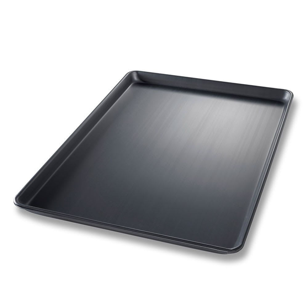 225-44694 1/1 Full Size Bun / Sheet Pan - 26" x 18" x 1", 16 gauge Aluminum, AMERI...