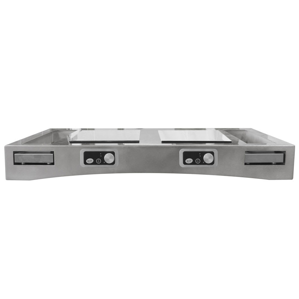 229-CWACTION2BRA Double Induction Countertop Station Kit w/ (2) Drop-In Electric Induction Cookto...