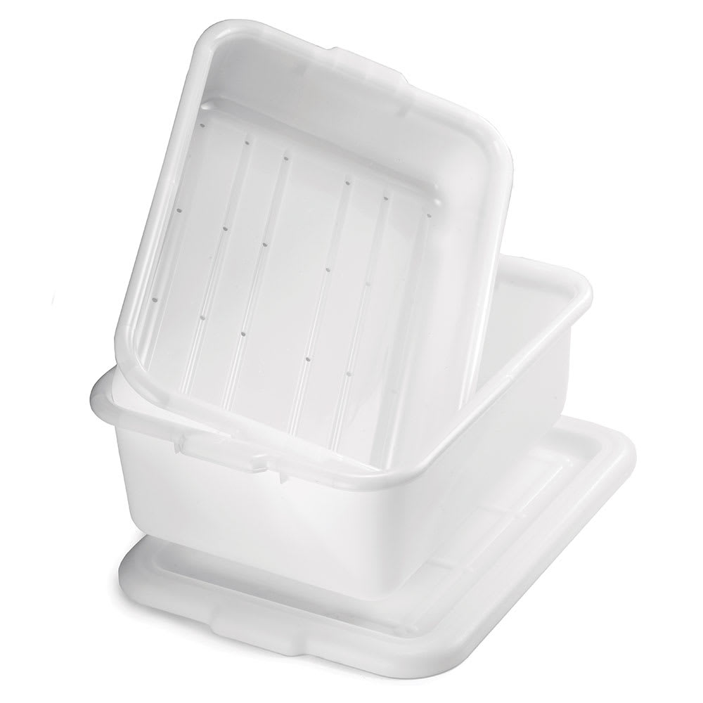 229-DBF77 White Polyethylene Freezer Combo Drain Box Set w/ Special Blend