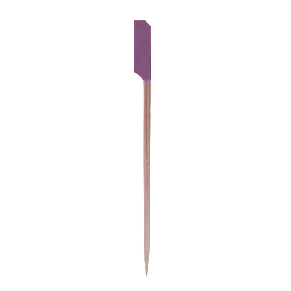 229-BAMP45PR 4 1/2" Bamboo Paddle Pick, Purple