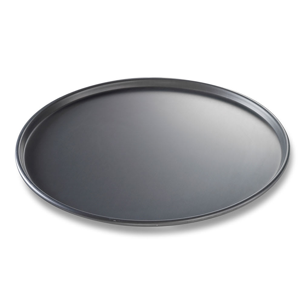 Chicago Metallic 49163 16" Thin Crust Pizza Pan, BAKALON, 3/8" Deep, AMERICOAT Glazed 14 ga Anodized Aluminum