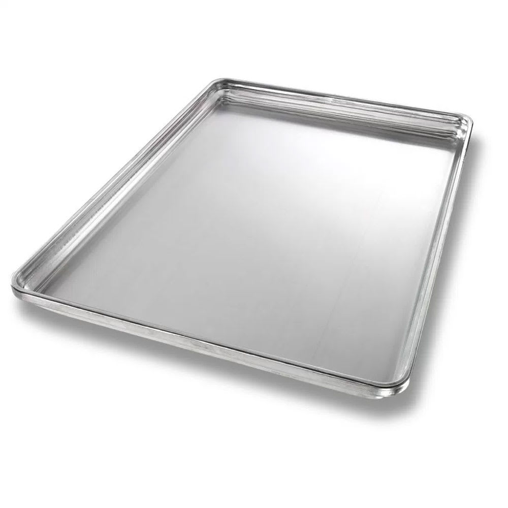 225-30694 1/1 Full Size Bun / Sheet Pan - 26" x 18" x 1", 16 gauge Aluminum