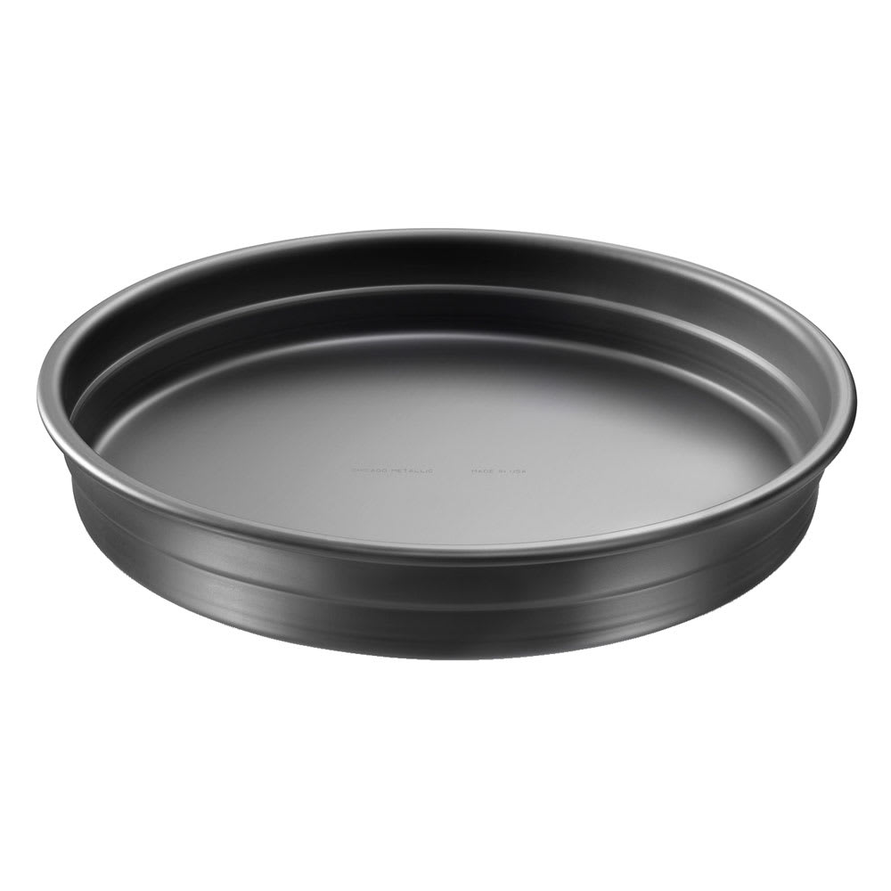 225-75140 14" Deep Dish Pizza Pan, BAKALON, Non-coated 14 ga. Anodized Steel