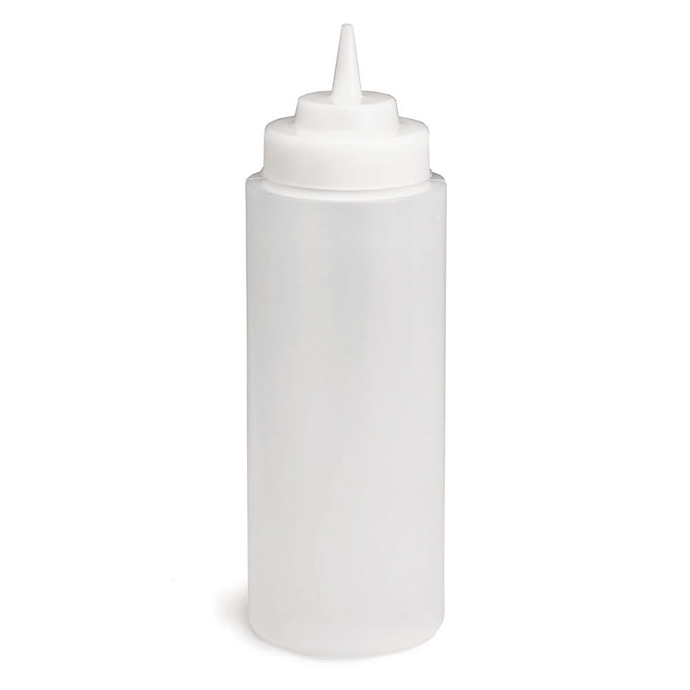 229-C3263C Wide Mouth Squeeze Dispenser, 32 oz, Natural