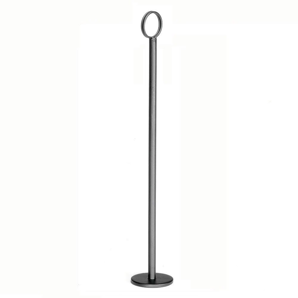 229-BK1915 15" Number Card Holder - Steel, Black