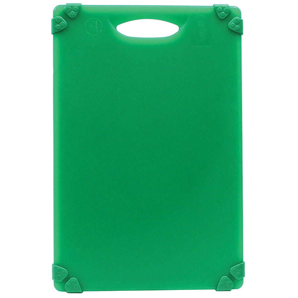 Tablecraft CBG1824AGN Cutting Board w/ Anti-Slip Grips, 18" x 24", Polyethylene, Green
