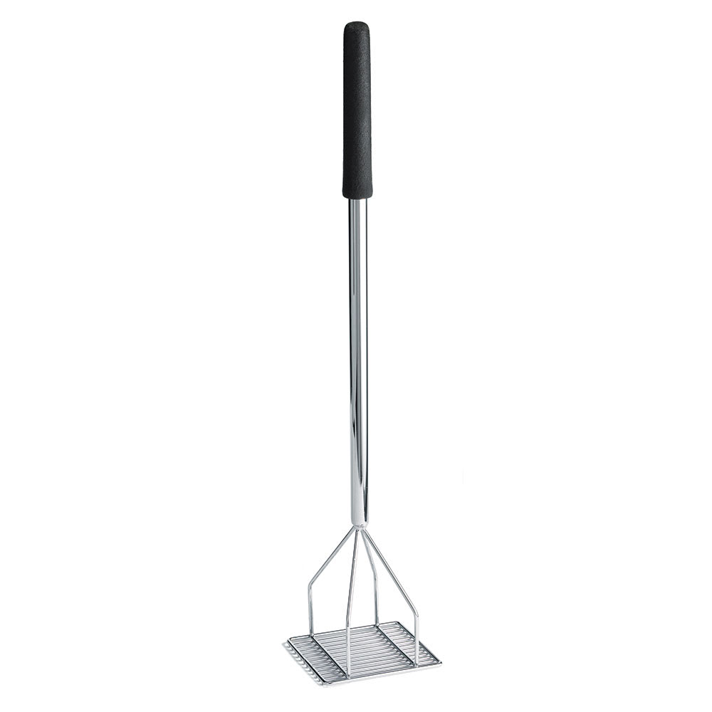 229-3155 Bean Masher w/ 6" Square Face, Chrome Plated Metal