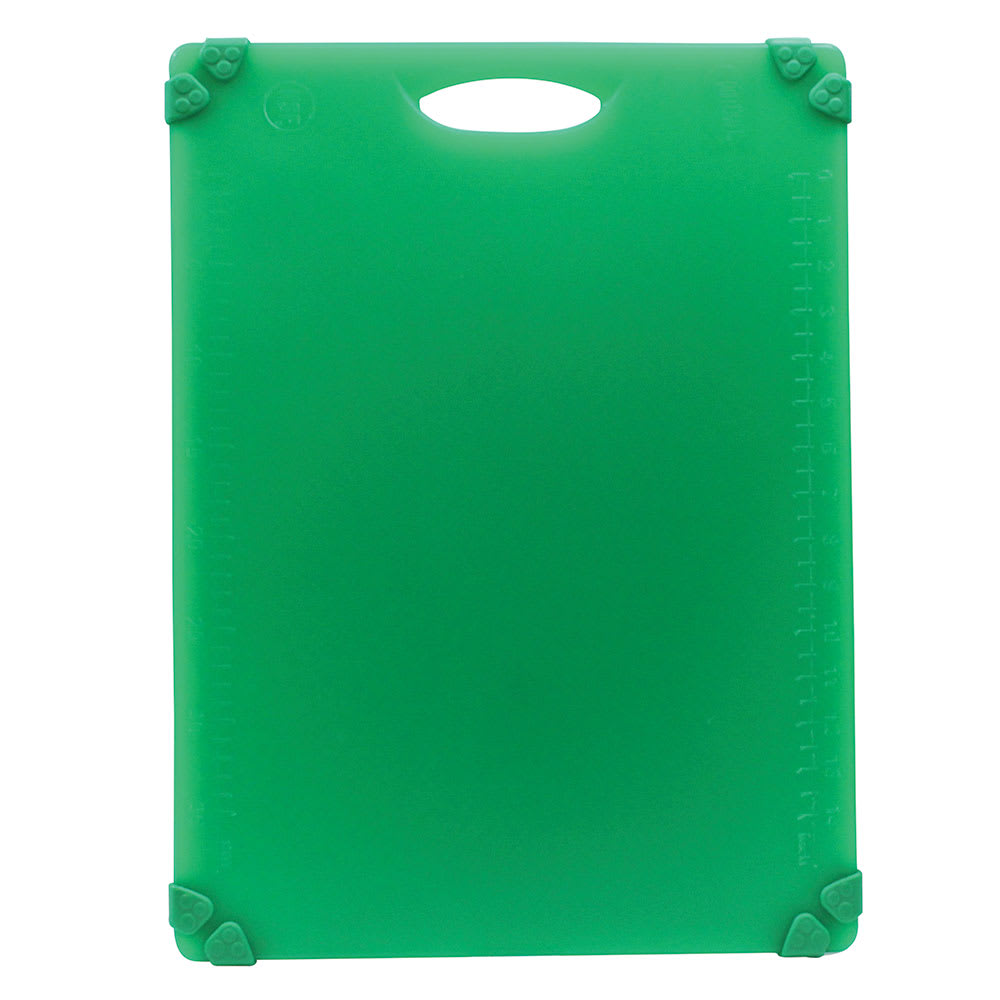 229-CBG1520AGN Cutting Board w/ Anti-Slip Grips, 15" x 20", Polyethylene, Green