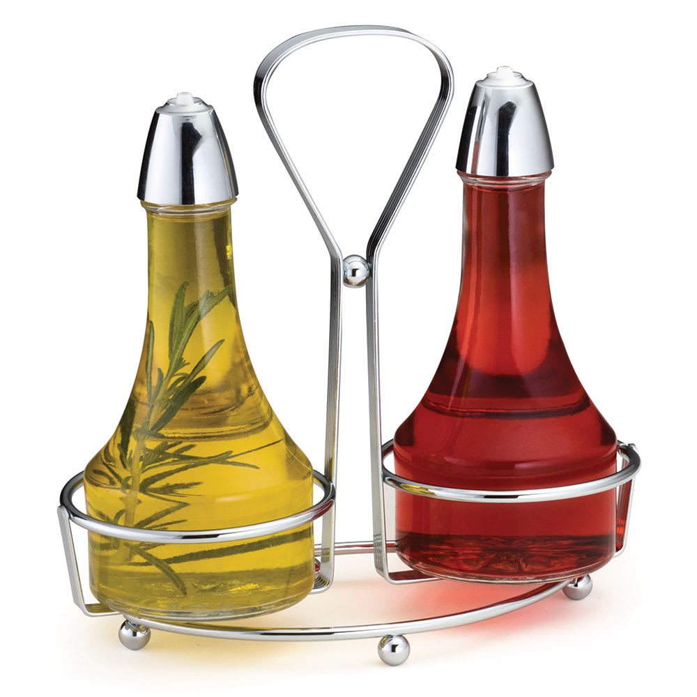 Tablecraft 608N 8 oz Oil and Vinegar Cruet Set