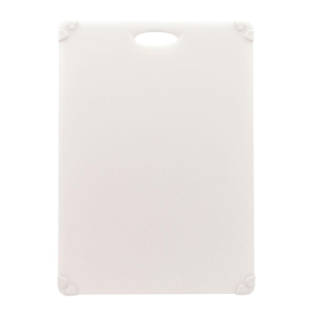 229-CBG1824AWH Cutting Board w/ Anti-Slip Grips, 18" x 24", Polyethylene, White
