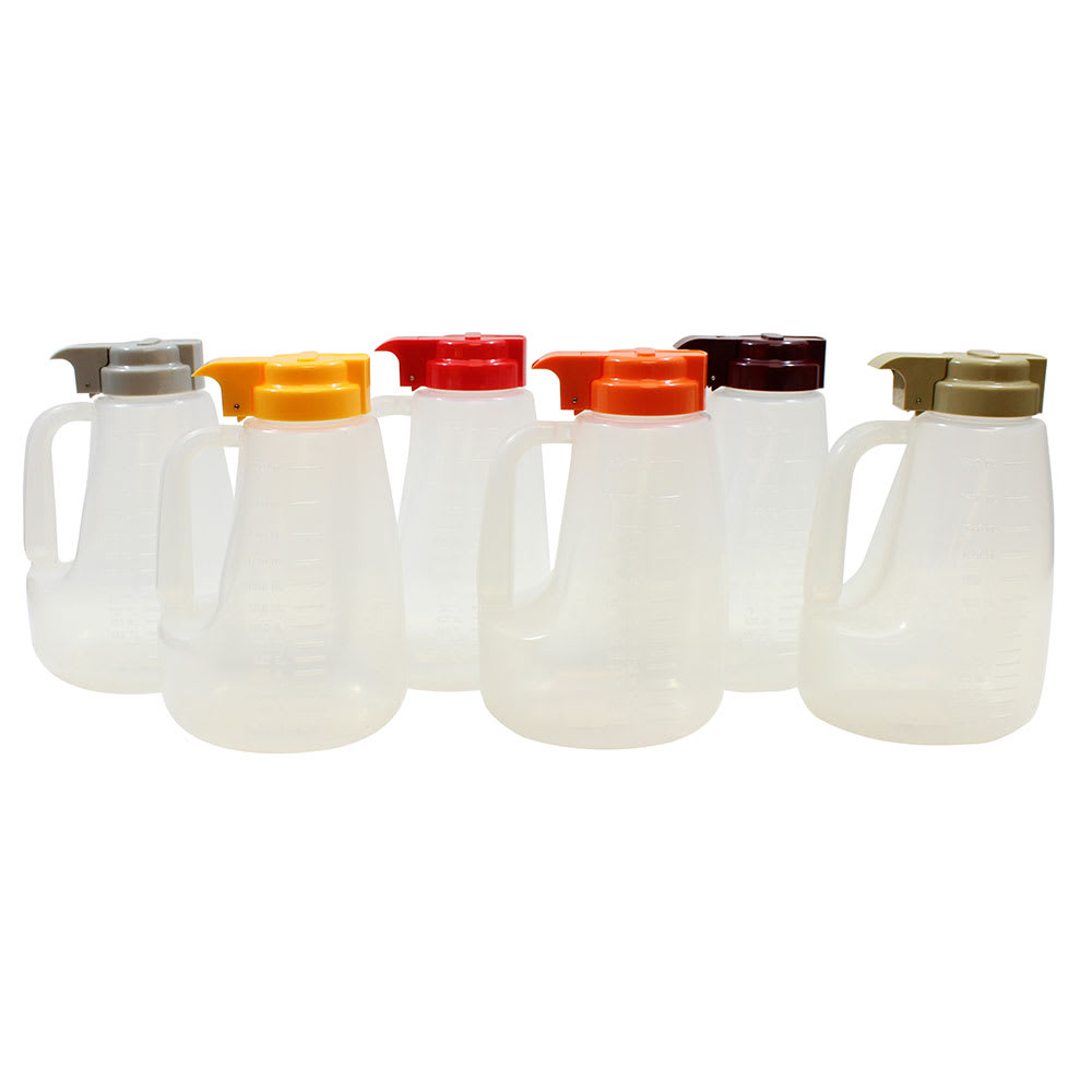 229-PP64A 64 oz Option™ Round Dripcut Server Kit w/ (6) Colors - Polypropylene, Clear