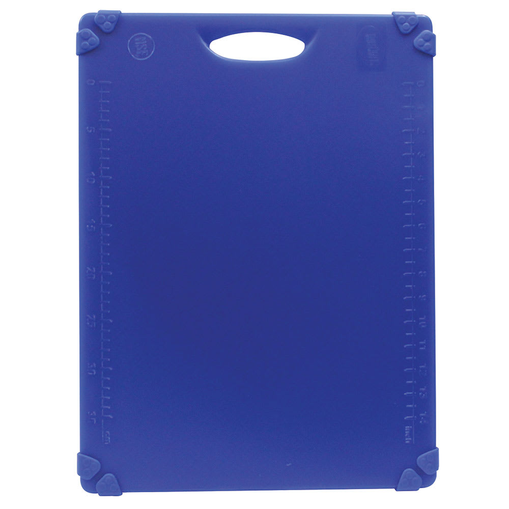 229-CBG1520ABL Cutting Board w/ Anti-Slip Grips, 15" x 20", Polyethylene, Blue