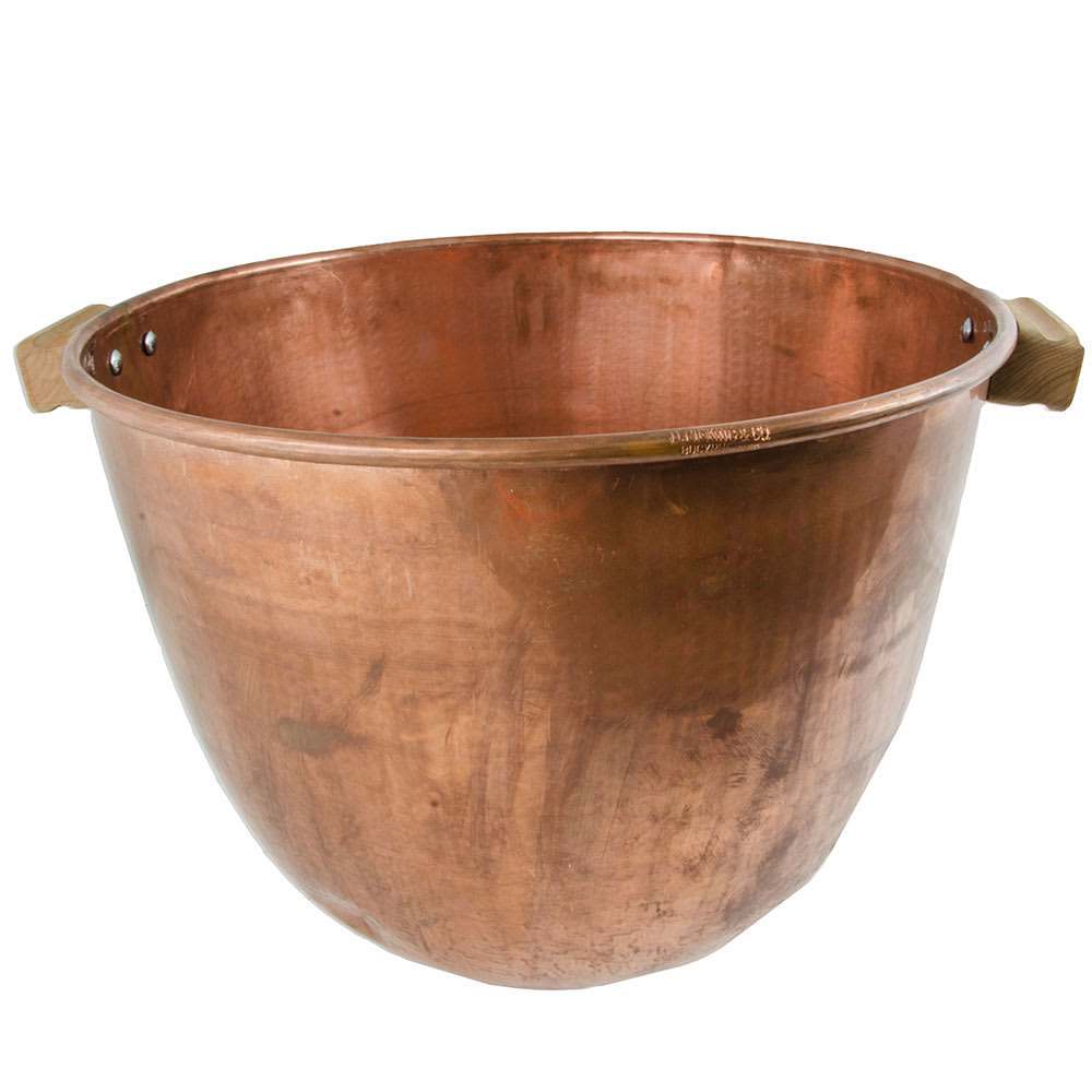 231-2081 15" Caramel Corn Kettle w/ Handles, Copper