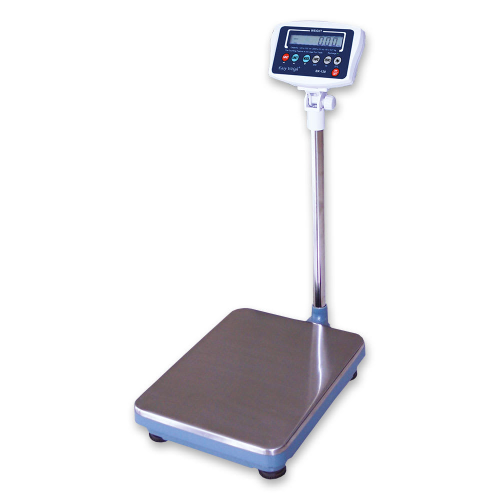 248-BX300 Platform Receiving Scale w/ 300 lb Capacity, Tilt Head, 120 V