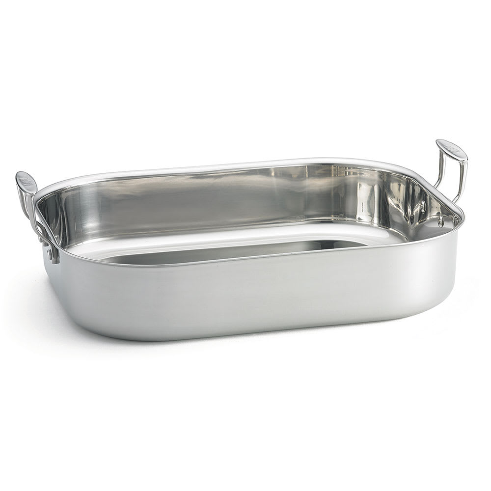 229-CW2034 11 3/10 qt Induction Roaster w/ Handles, Stainless