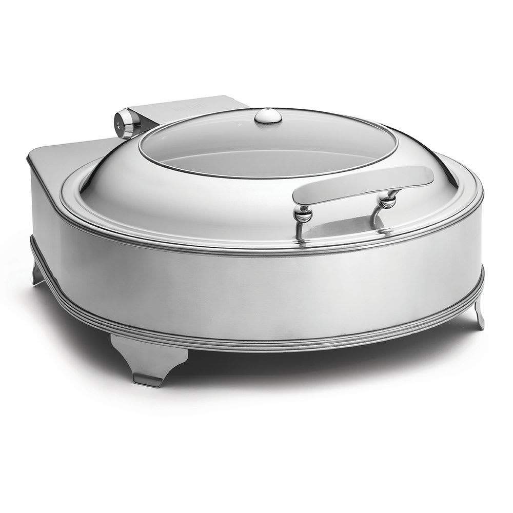 Tablecraft CW40164 Round Chafer w/ Hinged Lid & Electric Heat
