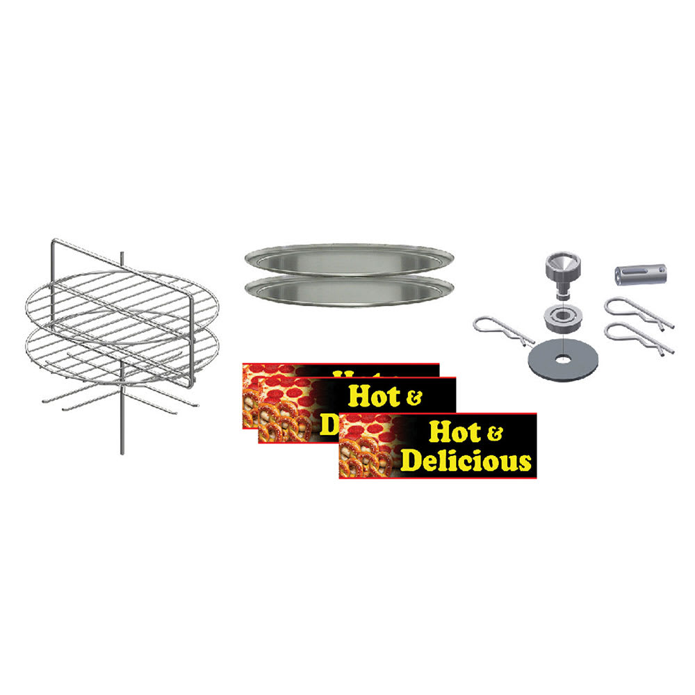 231-5553005 15" Round Combo Pizza/Pretzel Rack for 5550 00 & 5550 01 Merchandisers