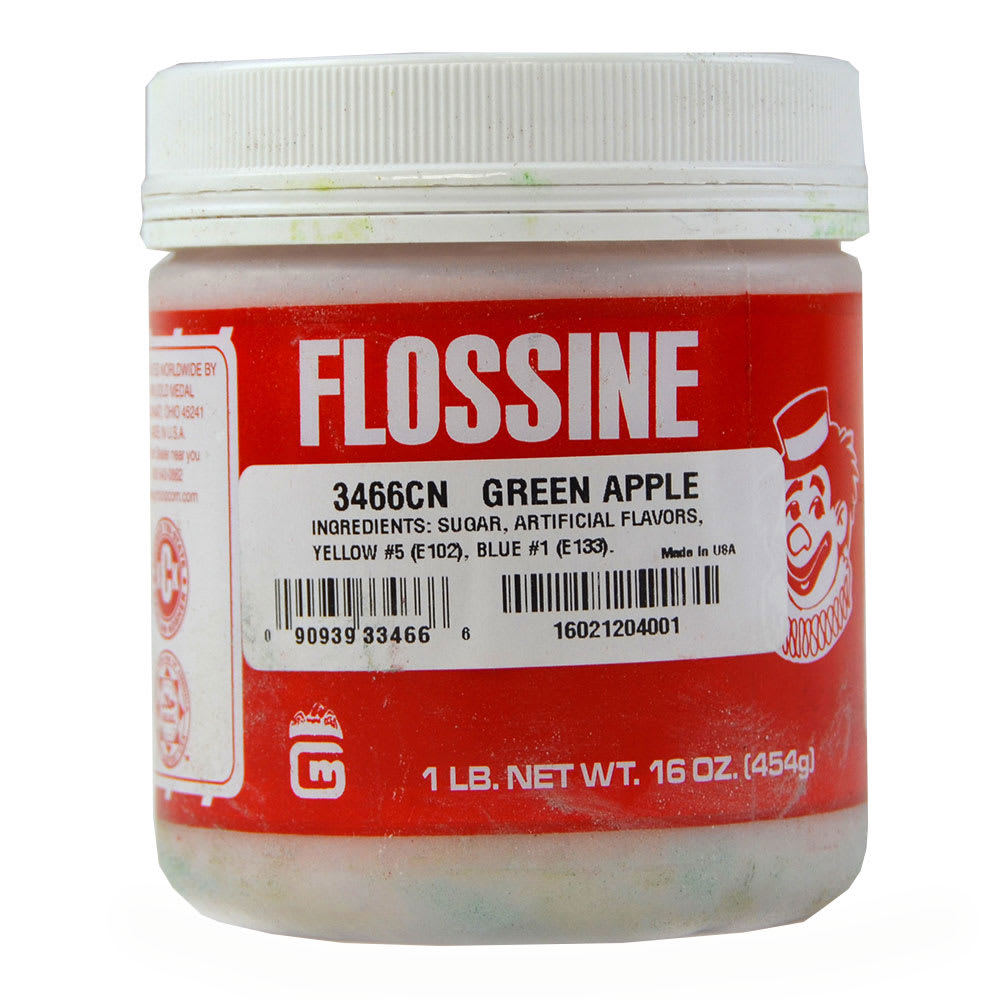 231-3466 (12) 1 lb Jar Sassy Apple Flossine®