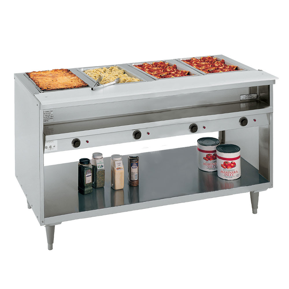 238-3314208 63" Hot Food Table w/ (4) Wells & Cutting Board, 208v/1ph